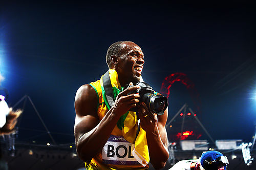 Charity auction for the camera used by Usain at the Olympic Games