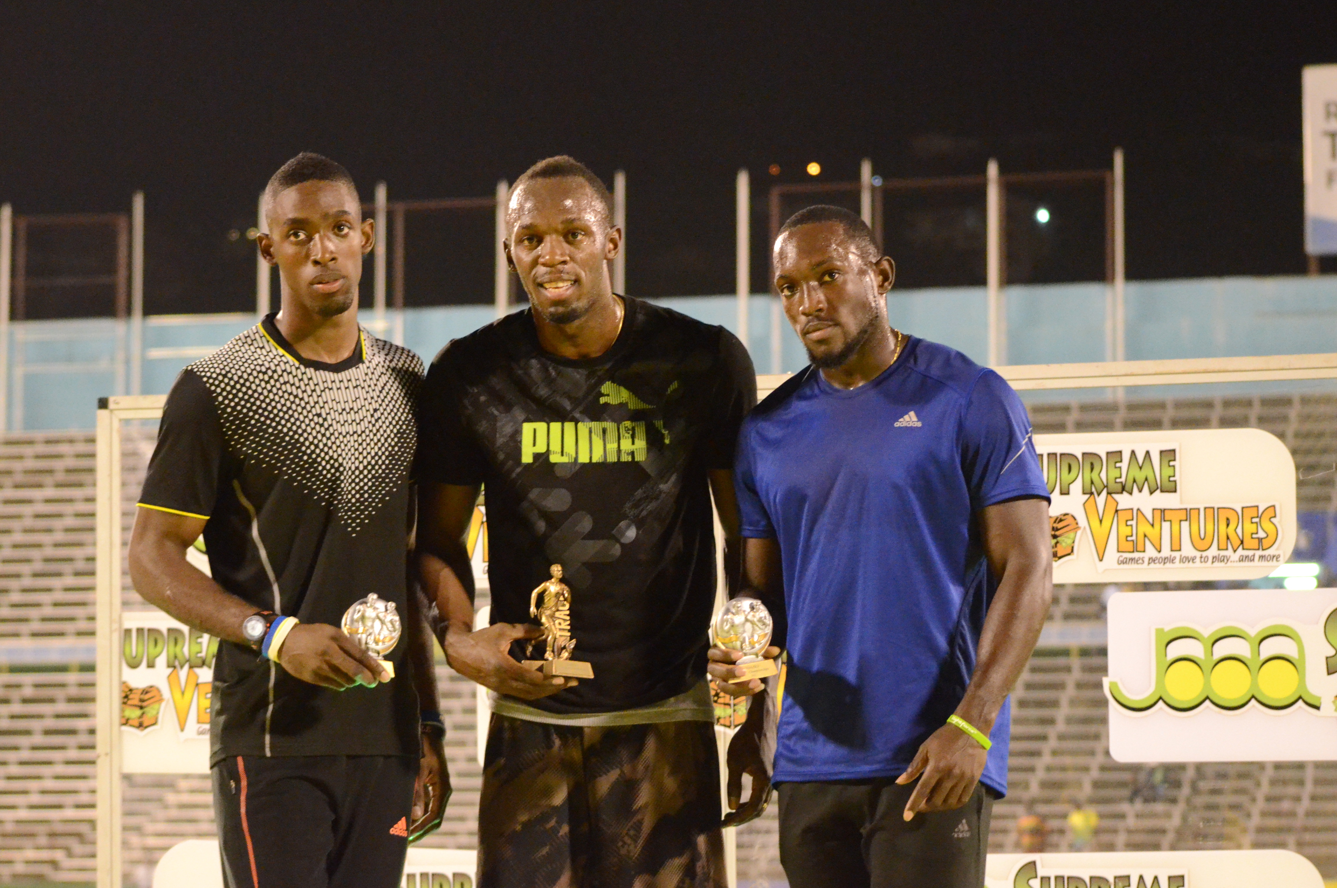 Usain wins Jamaican 100m title