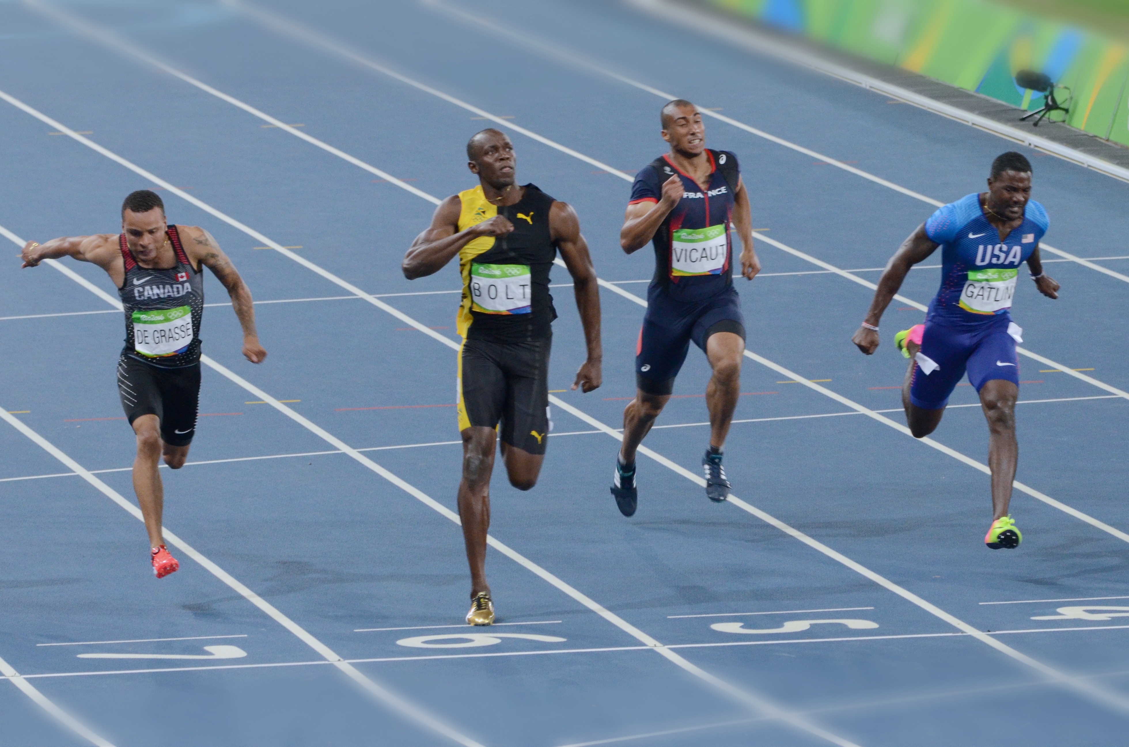 Usain wins Olympic Games 100m Gold in Rio