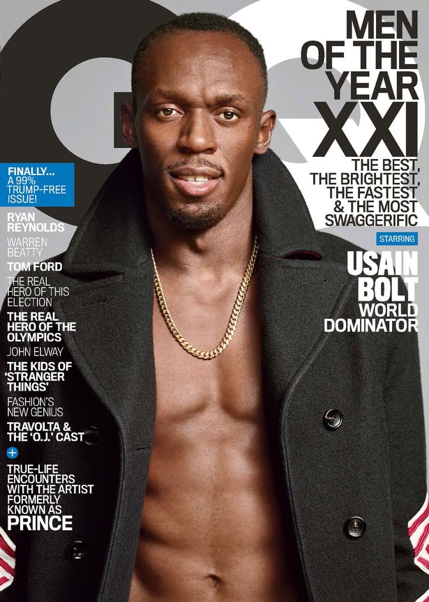 Usain is GQ Man of the Year 2016