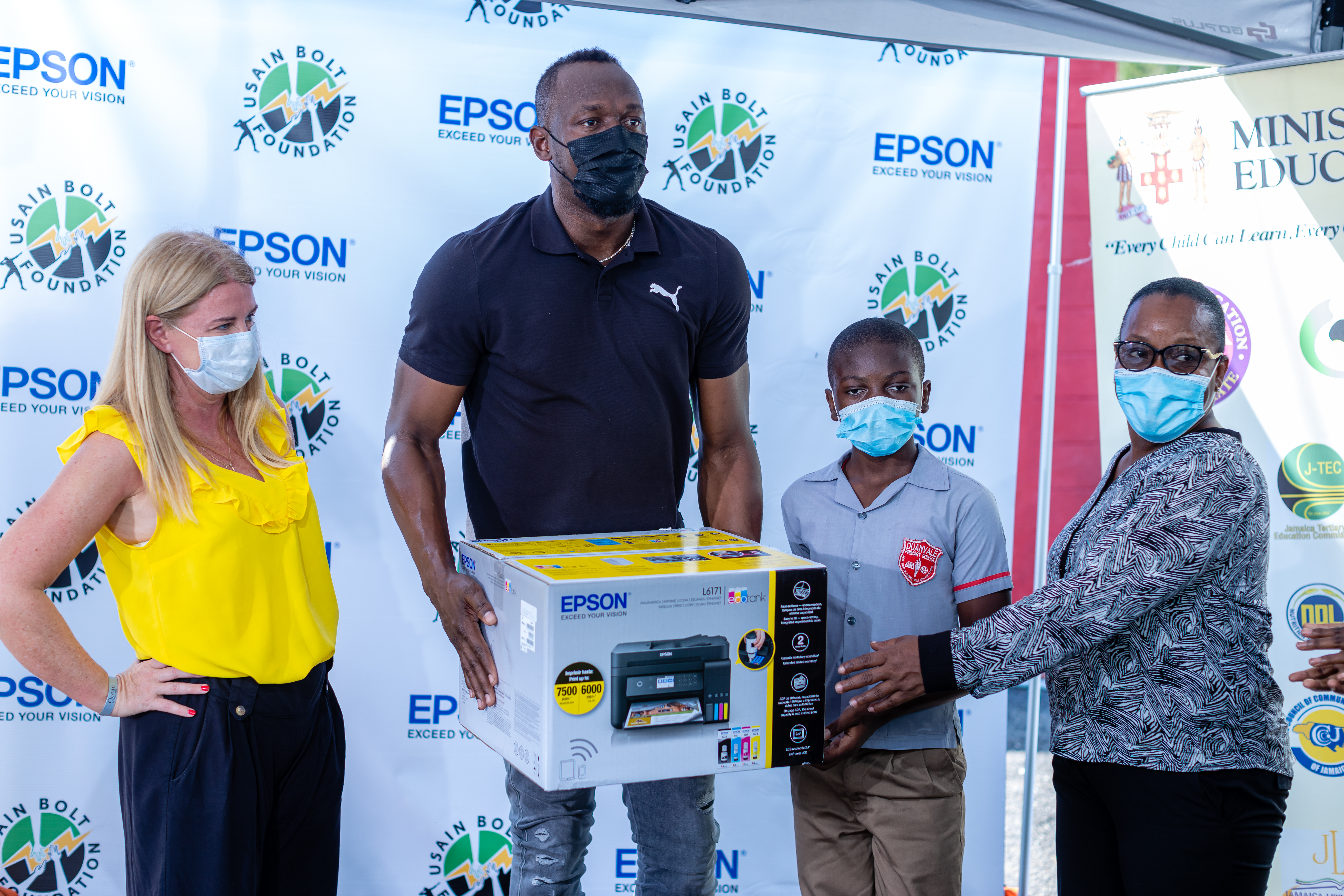 USAIN BOLT FOUNDATION AND EPSON PARTNERS TO BRING DREAMS TO COLOUR