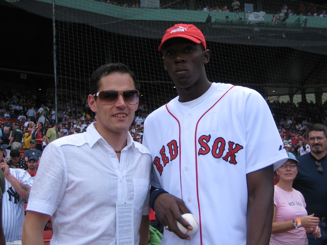 Ready to throw out the first pitch at Fenway Park