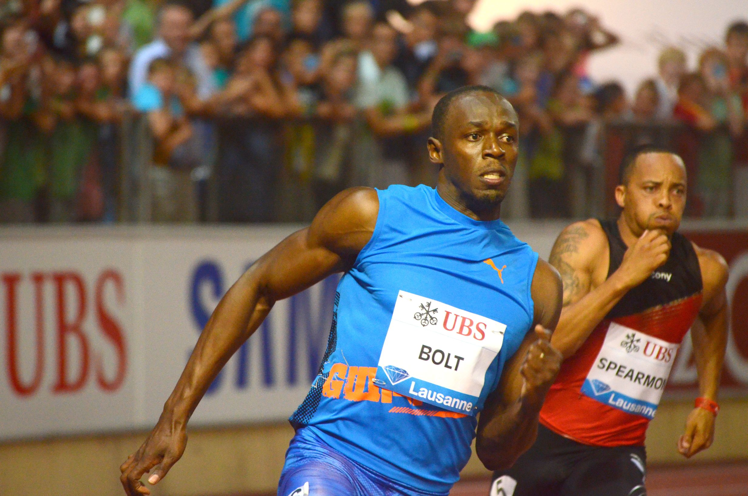 Usain runs meeting record of 19.58 in Lausanne