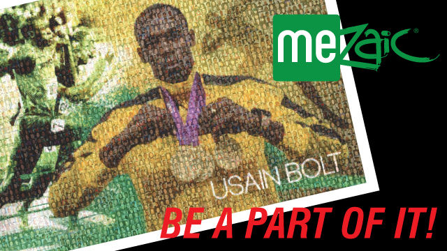 Official Usain Bolt Celebration Mosaic