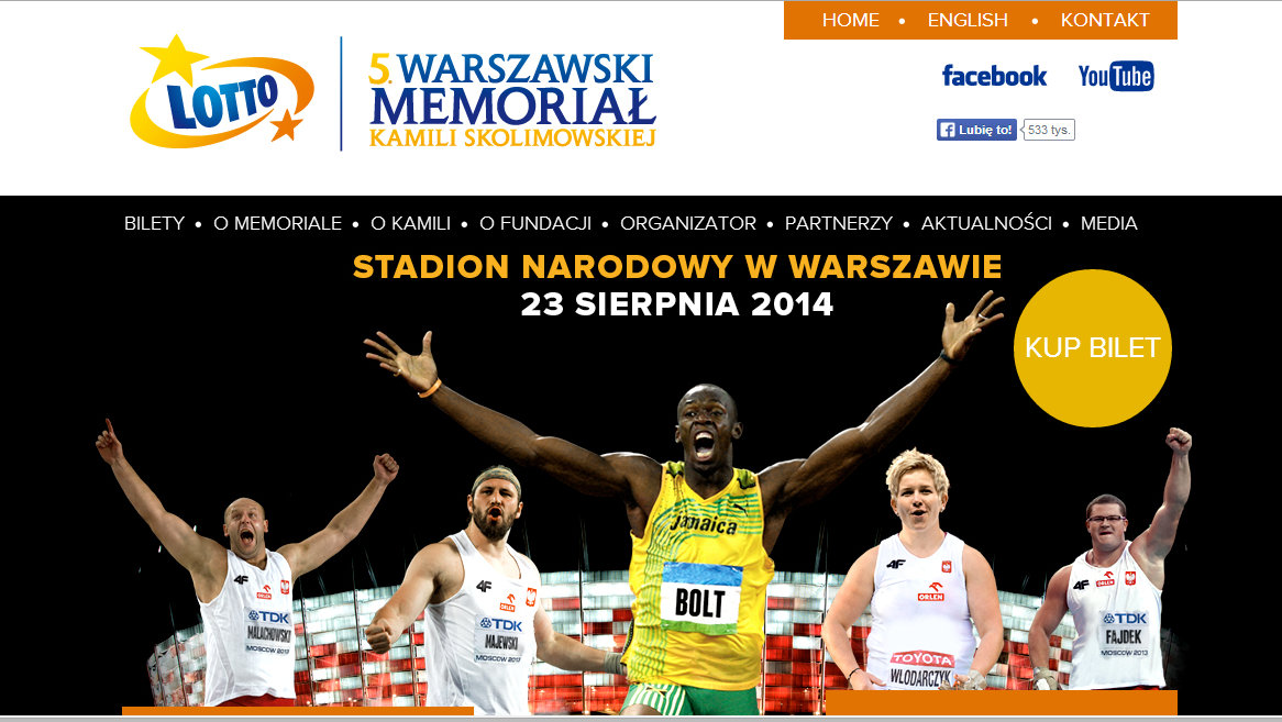 Race Announcement: Warsaw, August 23, 2014